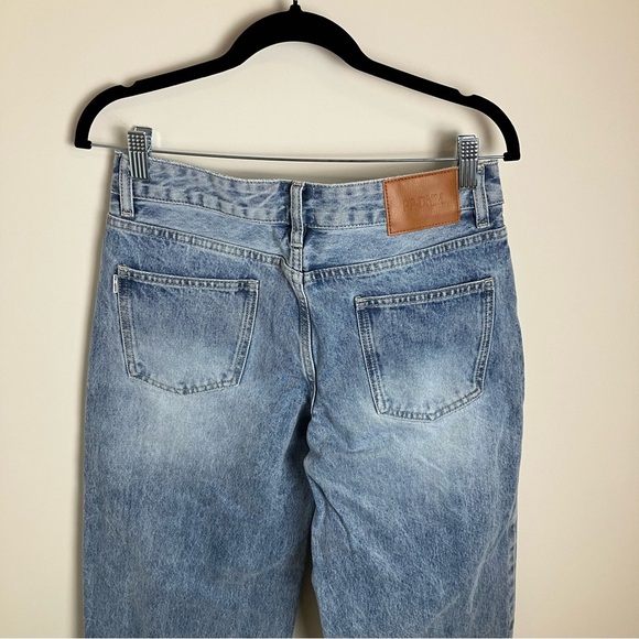 NWT Nordstrom Princess Polly Serenitia Mid Rise Relaxed Jeans Light Wash Size 4 - Picture 8 of 12